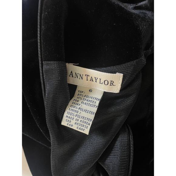 Black Whimsygoth witchy velvet fall dress VINTAGE 90S SMALL - Picture 4 of 4